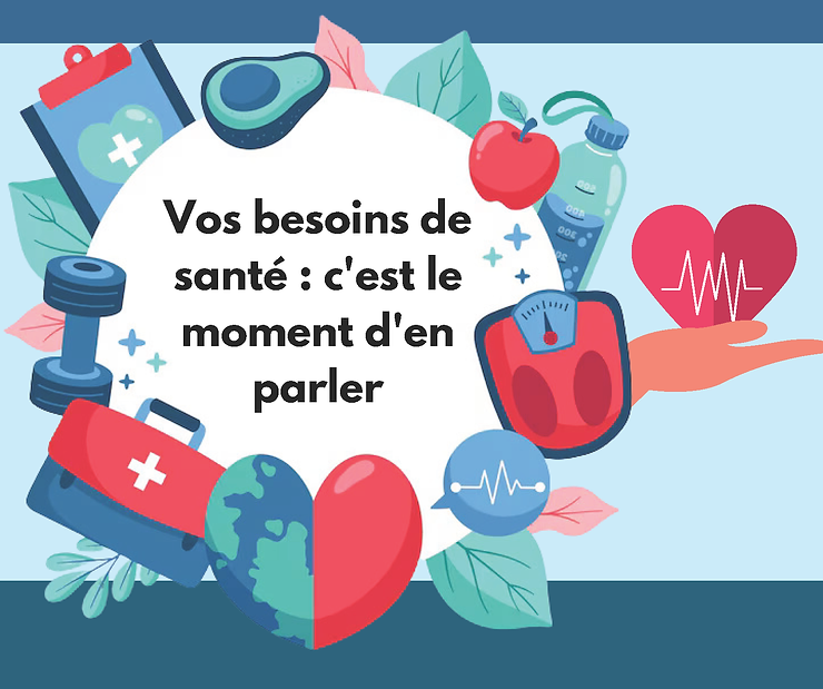 Vos besoins de santé ? C’est le moment d’en parler !